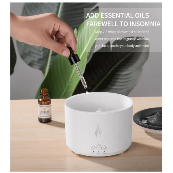 Experience the Difference with 3D Flame Ultrasonic Volcano Humidifier Aroma Diffuser
