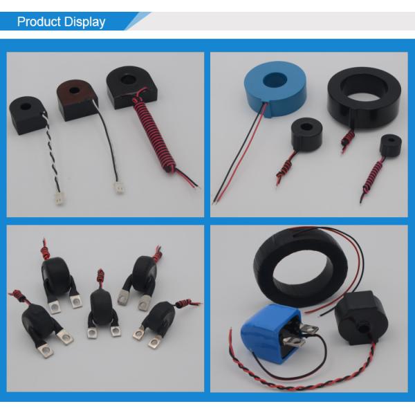 Mini current transformer lead wire type CT for Energy Meter 500A 12mA