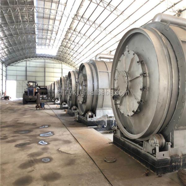 Waste Tyre Pyrolisys Plant 2600mm*6600mm For Green Energy Solution