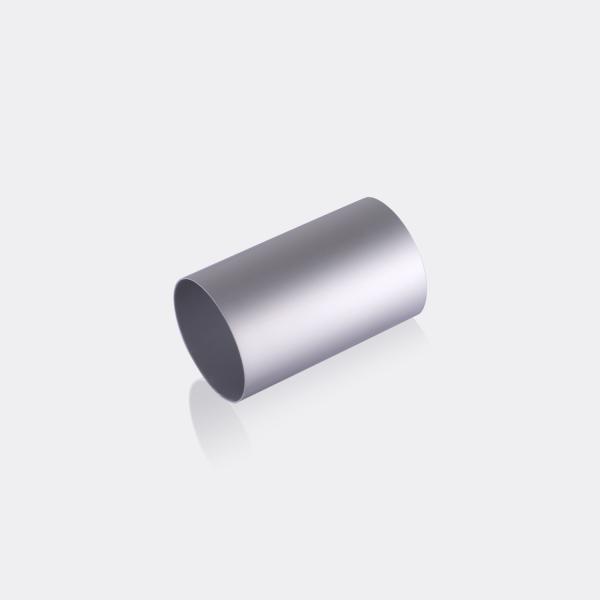 Silver Airless Aluminum Bottle Caps , Cosmetic Bottle Parts ISO9001 Compliant