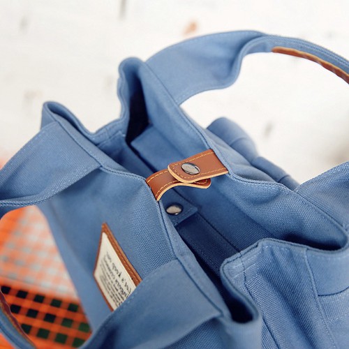 Multifunctional Custom Canvas Bags / Durable Canvas Tote Backpack For Teenagers