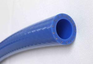 Buy cheap Straight Reinforced Silicone Hoses , Silicone Tube Extrusion 2 Layers Braiding product