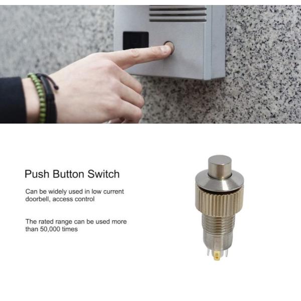 5mm To 14nm Metal Push Button Switch Normally Closed Push Button Switch 350GF