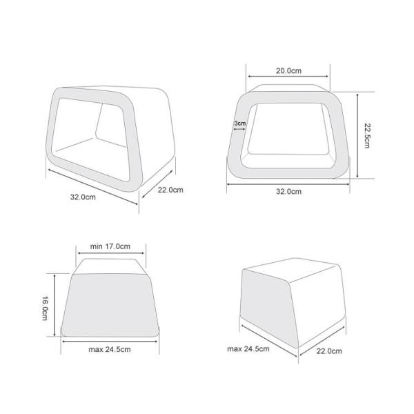 100% Harmless Cat Cube Cardboard Abrasion Resistance Textured Scratching Surface