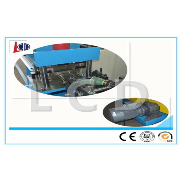 Large Roller Shutter Door Roll Forming Machine With Hydraulic Cutting 4.5 Kw Main Motor Power