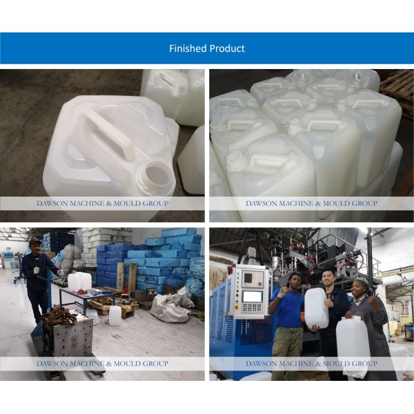 660 mm Mold Platen Size 67 kw Power Jerry Can 20l 25l HDPE Plastic Tank Container Drum Extrusion Blowing Moulding System