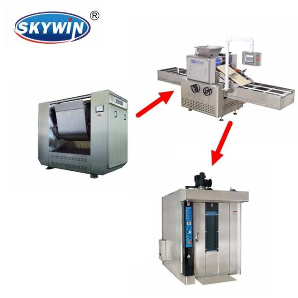 Tray Type Soft And Cookie Making Machine With Rotary Oven