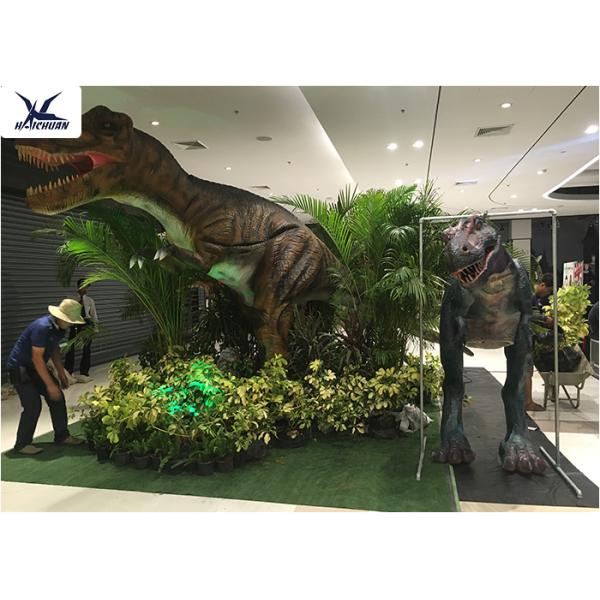 Sunproof / Waterproof Life Size Jungle Animals With Infrared Sensor / Remote Control