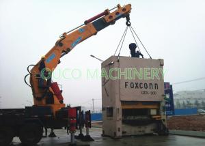 China Knuckle Foldable Truck Mounted Boom Crane , Telescopic Boom Crane Loading Cargoes on sale