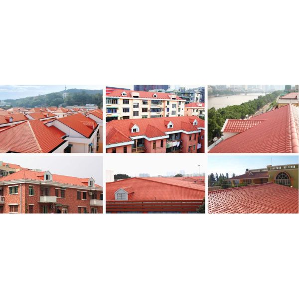 1000mm Width ASA Synthetic Resin Tile Versatile Tile Roof Sheets Weather Resistant