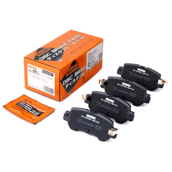 Brake Pads Set for Mazda MS-5909N MASUMA Auto Car Quick Stop J10 K0Y1-26-48Z K0Y12648ZA