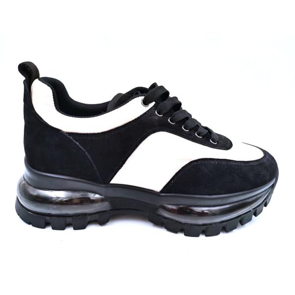 Stylish Womans Trainers , Ladies Flat Trainers Comfortable With Textile Upper Material