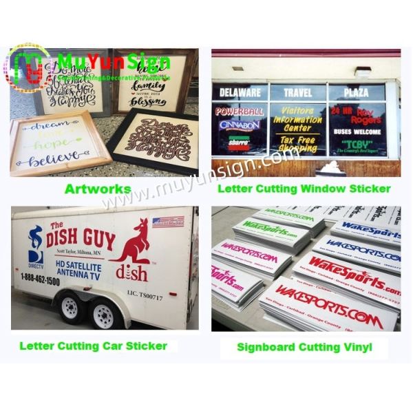 Premium Self-Adhesive Color Cutting Vinyl Roll 50m | Outdoor Waterproof Plotter Sign Vinyl Film for Lettering & Craft Decoration