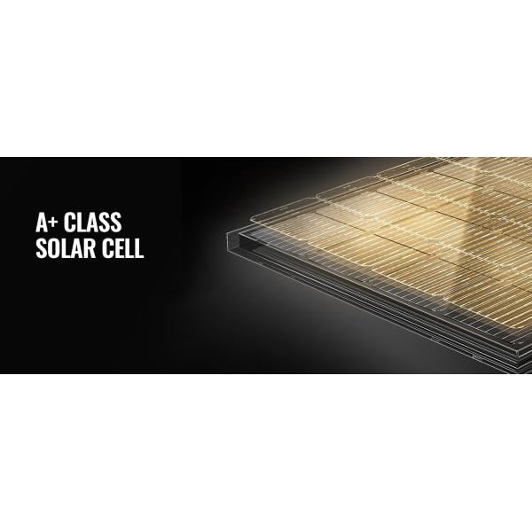400W 10BB Lightweight Rigid Solar Panels Mono Solar Module OEM