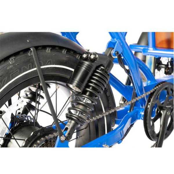 NO Foldable Three Wheel Cargo Tricycle E-bike for Family and Food Delivery Customizable