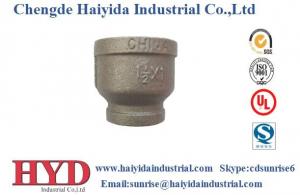 China socket reducing black malleable iron pipe fitting cast iron UL factory on sale
