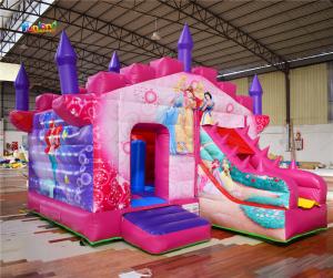 China Pink Princess Theme EN14960 Little Tikes Bouncy Castle on sale