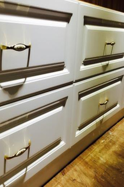 Solid 320mm Aluminum Kitchen Cabinet Handles , Silver Zinc Assembly Aluminium D Handles