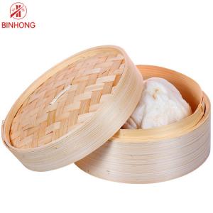 Buy cheap Natural Kitchen Tools 2 Tier 12 Inch Mini Bamboo Steamer product