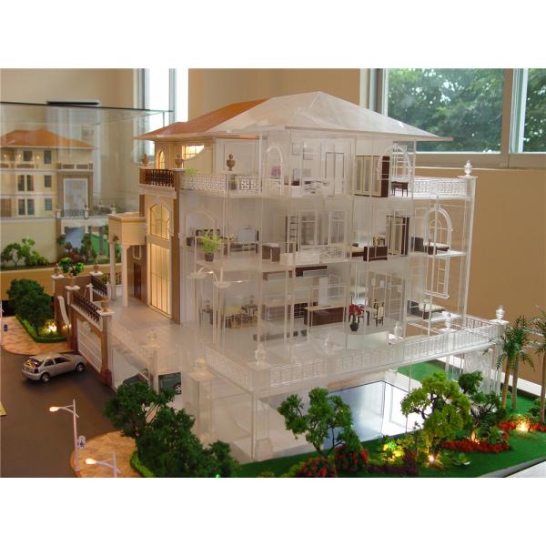 Customized Architectural Model Making Materials With Interior Furniture
