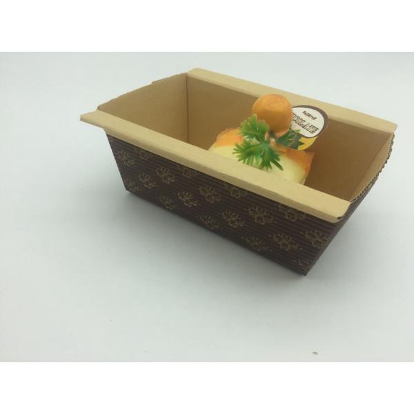 Colorful Disposable Paper Baking Molds , Paper Bread Baking Pans Cupcake Liners