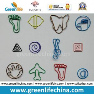 Buy cheap Custom Logo Shaped Animal Shapes Paper Clips Good Paper Fasteners product