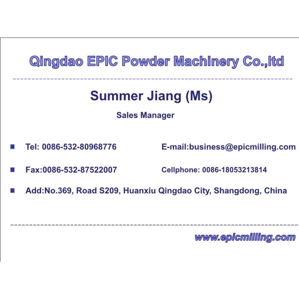 ITC Separator Air Classifying Mill / Air Classifier Machine Stepless Speed Adjustment