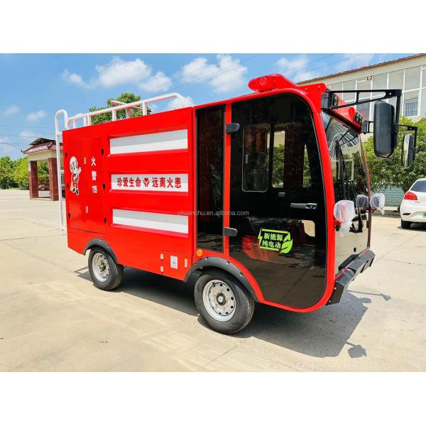 Electric Fire Truck Mini Fire Fighting Truck 2 Seats Fire Emergency Pure Electric
