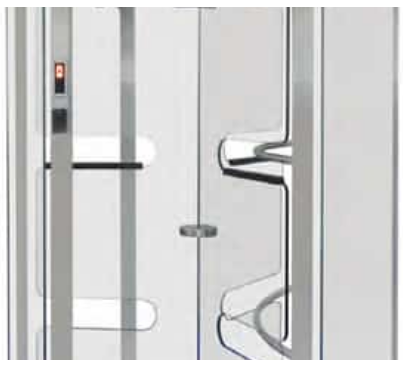 304SS Turnstile Access Control System Full Height 120 Degree