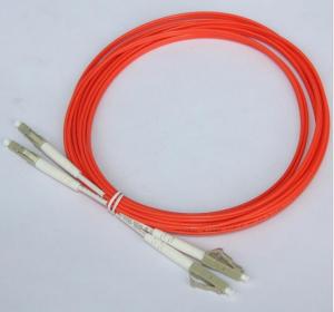 Buy cheap Orange 3M Optical Fiber Patch Cord LC LC Duplex Fiber Jumper Cables product
