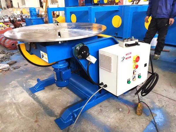 Quality 2500lbs Automatic Welding Turn Table , Foot Pedal Welding Positioner Turntable for sale