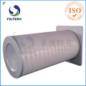 China Square End Cap Gas Turbine Filters Cartridge For Air Inlet Housing F7 - F8 Efficiency on sale