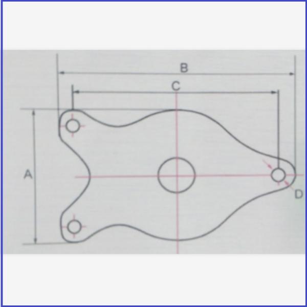 High Temperature Resistant Irregular Shape SIC Fish Plate