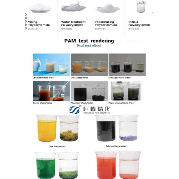 Hengfeng Supply Flocculant PAM Polyacrylamide Powder with Rich Twenty Years Experience