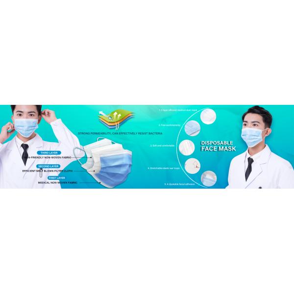 White Kids Three Layer PM2.5 Hygiene Face Mask