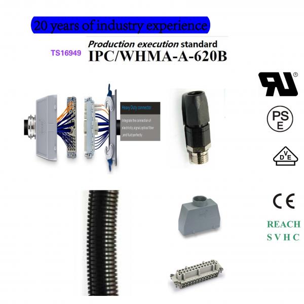 Quality 09150043013 Harting connector and cable-assembly Custom processing for sale