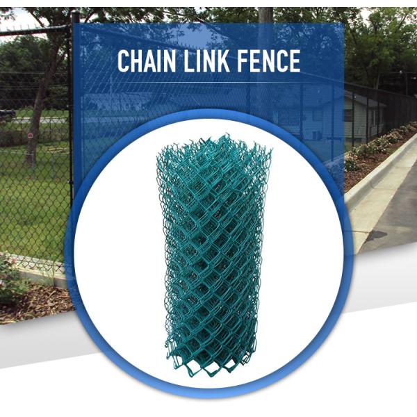 diamond razor wire mesh fence pvc coated plastic chain link fence panels for USA market