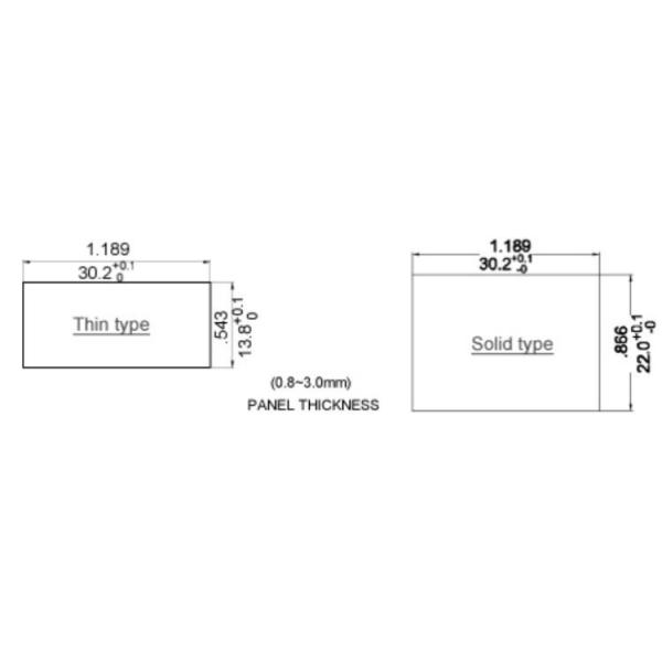 Agricultural Equipmen Rocker Switch IP67 Illuminated Button Switch Waterproof