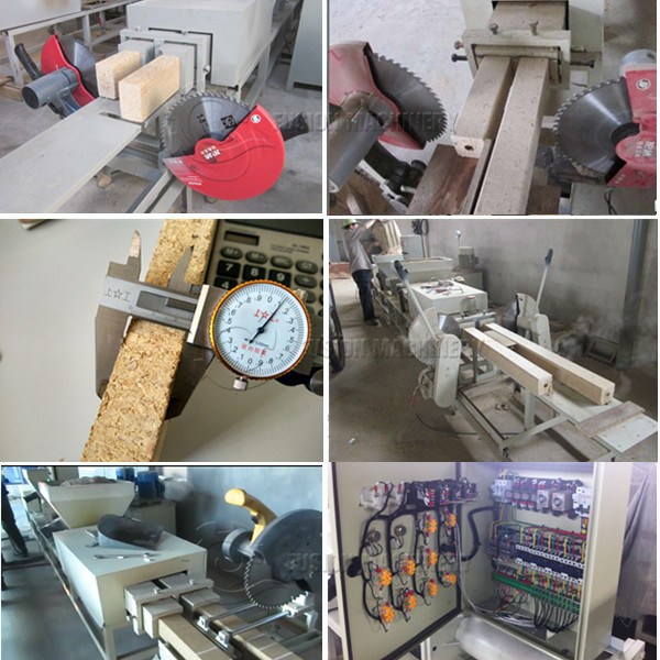 Industry Wood Block Making Machine / Sawdust Block Press Machine