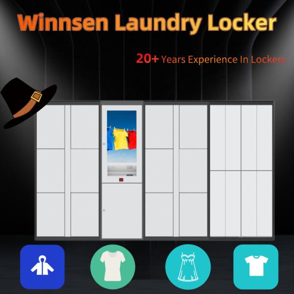 Outdoor Smart Laundry Locker With Blue Tooth Automatic Intelligent Multi Languages