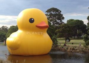 China Customized Floating Airtight Inflatable Advertising Balloon Giant Rubber Duck Outdoor Water Duck on sale