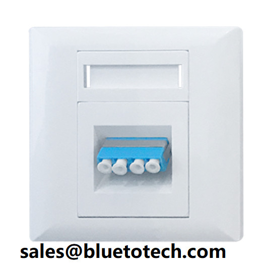 Optical Fiber faceplate for SC Simplex adapter or LC duplex adapter