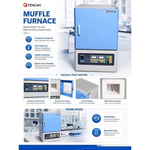 1700°C Lab Sintering Furnace Muffle Furnace for Ceramic Sintering and Thermal Processing