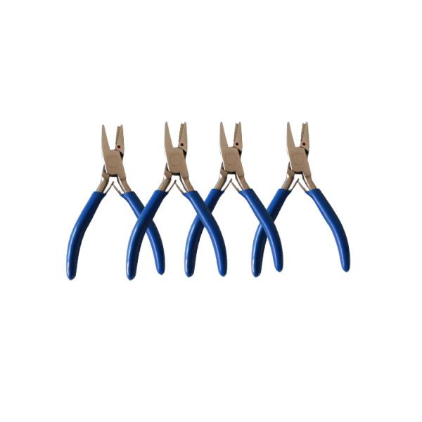 Blue 6mm Plastic Coil Binding Wire Crimping Pliers For Notebook