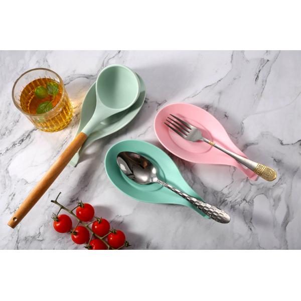 Eco Friendly Silicone Spoon Rest Odorless Tasteless Multifeature