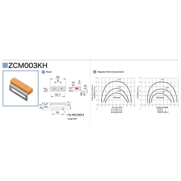 Makinopc Factory Original Mini Square Magnetic Proximity Sensor Magnets Ensure Reliable Detection