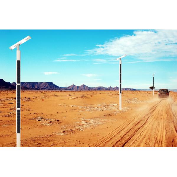 High Mast Solar Street Light Super Efficient High Brightness Tall Standing Pole Solar LED Street Light 160W, LiFePO4