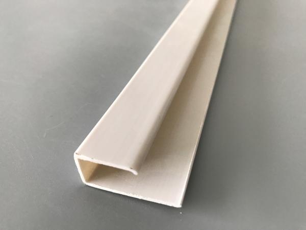 Quality U Style Flexible PVC Extrusion Profiles Pvc Jointer 5.95 Meter Length for sale