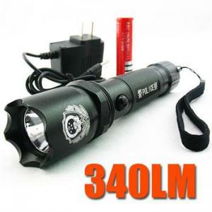 China High Performance Adjustable Powerful Rechargeable 340 Lumens Q3 CREE Led Torch Flashlight on sale