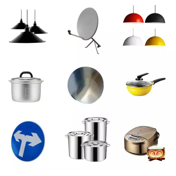 1100 O Cookware Aluminum Disc 1.5mm Thickness Mill Finish ASTM 5449A 5050A